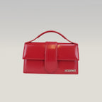 Jacquemus Borsa a Mano in Pelle Verniciata Rossa