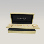 Bracciale Van Cleef & Arpels Vintage Alhambra 5 Motivi in Madreperla Bianca e Oro Giallo 18K