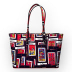 Christian Louboutin Cabata Small Tarot – Tote Bag in Vernice con Borchie