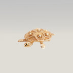 Dior Spilla Tartaruga in Lega Metallica Dorata – Broche Gioiello Vintage