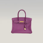 Hermès Birkin 30 Anemone in Pelle Epsom con Hardware Dorato