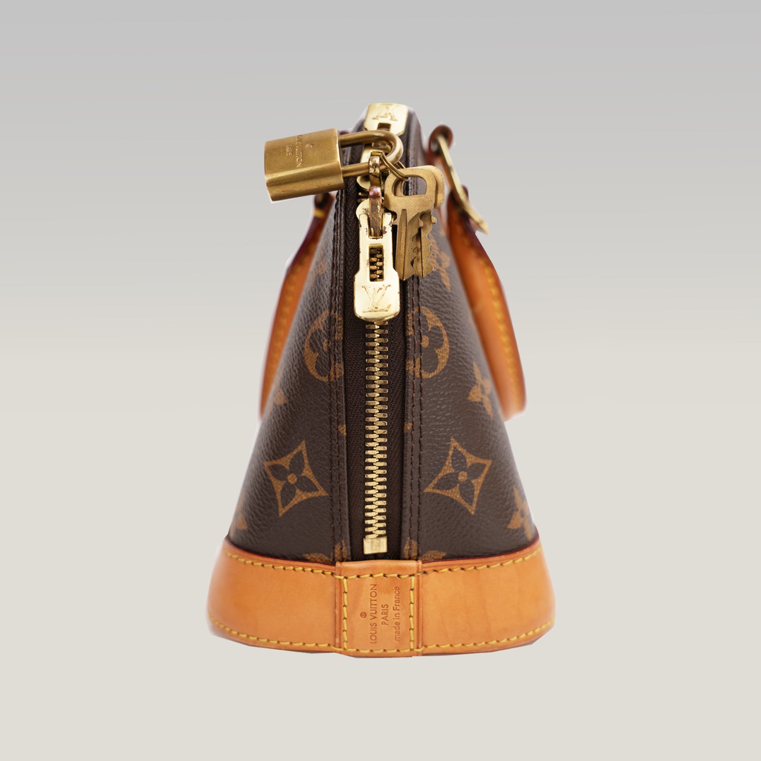 Louis Vuitton Alma BB in tela Monogram marrone