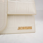 Jacquemus Le Grand Bambino Bianco Croc-Effect – Elegante e Iconica