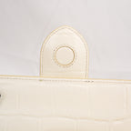 Jacquemus Le Grand Bambino Bianco Croc-Effect – Elegante e Iconica