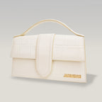 Jacquemus Le Grand Bambino Bianco Croc-Effect – Elegante e Iconica