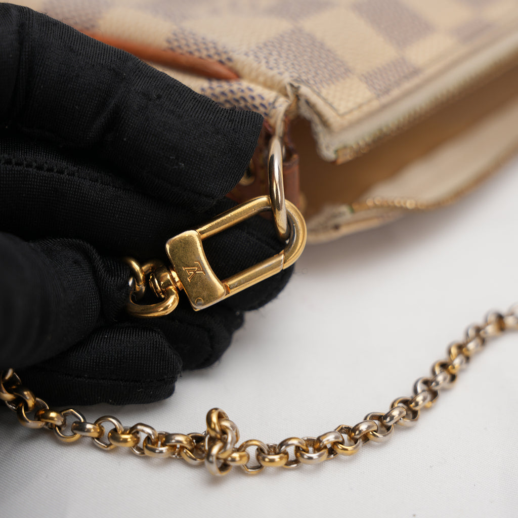 Louis Vuitton Eva Damier Azur bianca – SN4152