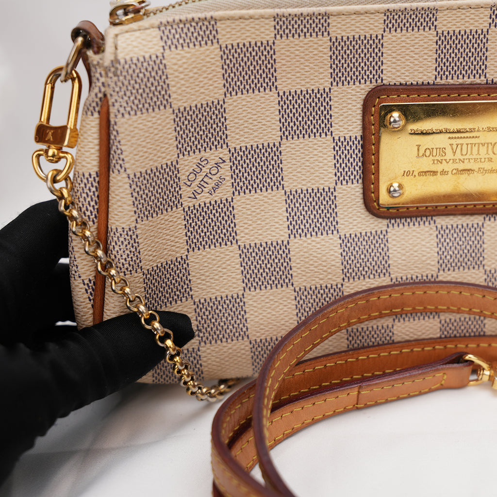 Louis Vuitton Eva Damier Azur bianca – SN4152