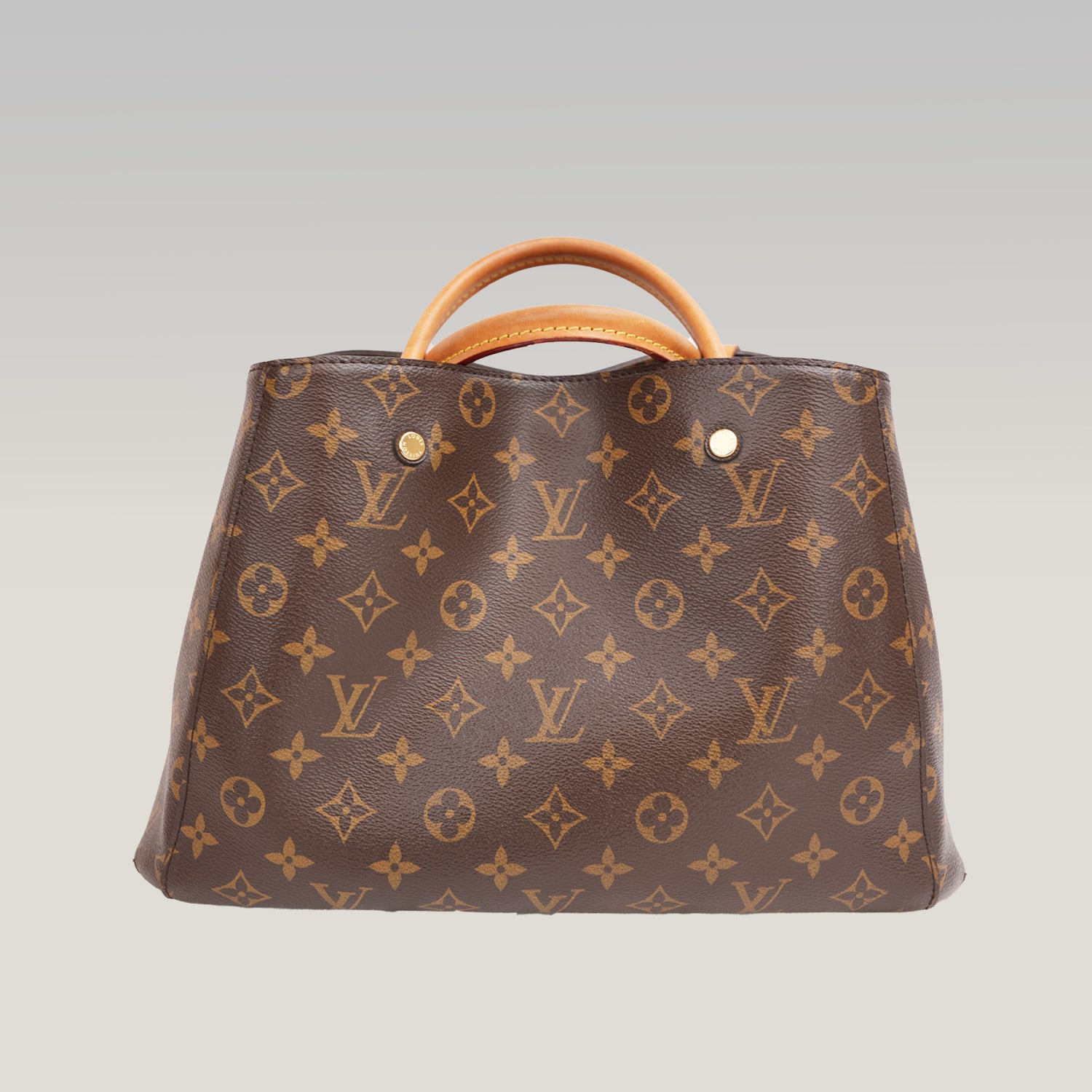 Louis Vuitton Montaigne BB Monogram Canvas con Pelle – Borsa a Mano