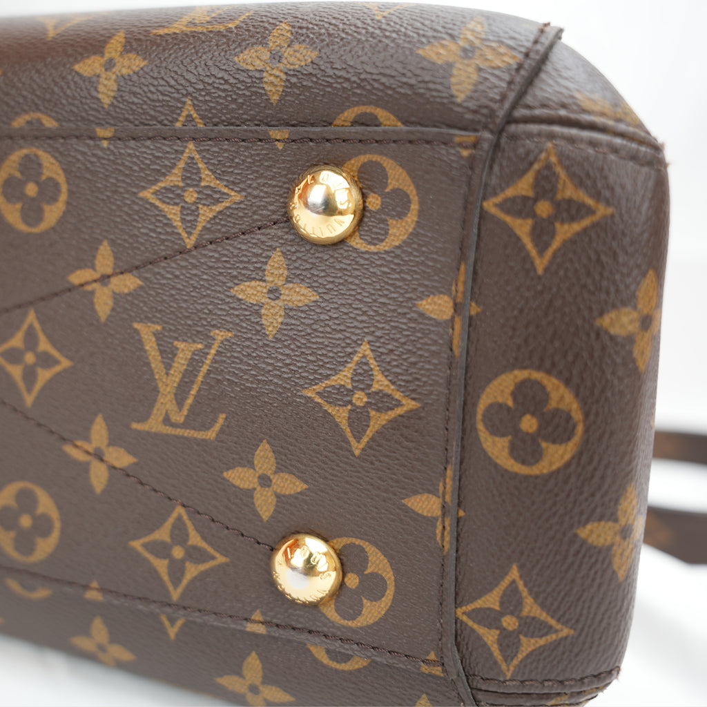 Louis Vuitton Montaigne MM Monogram Canvas with Leather – Handbag 
