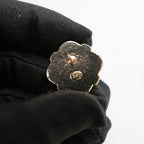 Chanel Orecchini a Bottone con Logo CC e Cuore