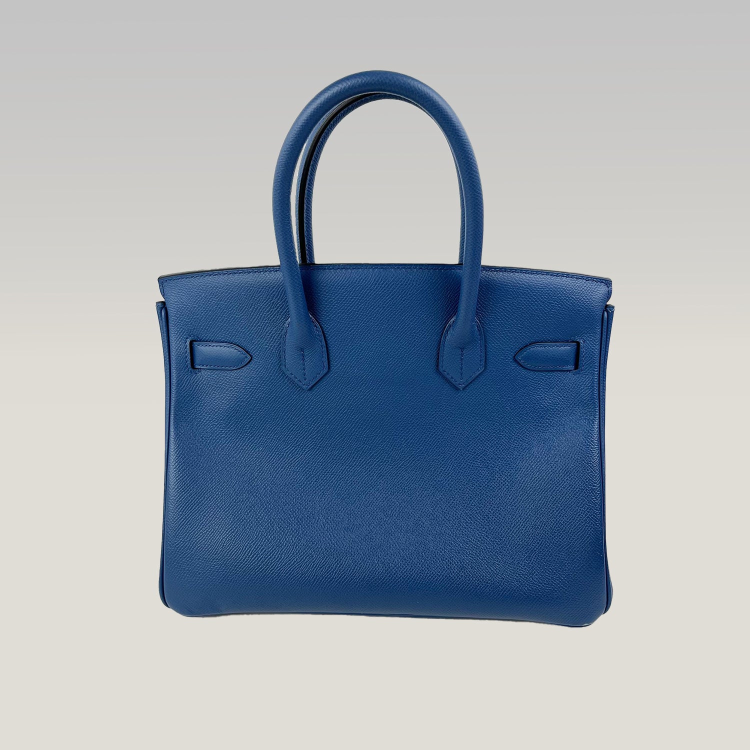 Hermès Birkin 30 in Pelle Blu Turchese Borsa Iconica con Hardware