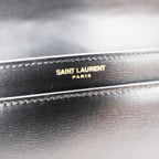 Saint Laurent Paris Sunset Medium Borsa in Pelle Nera