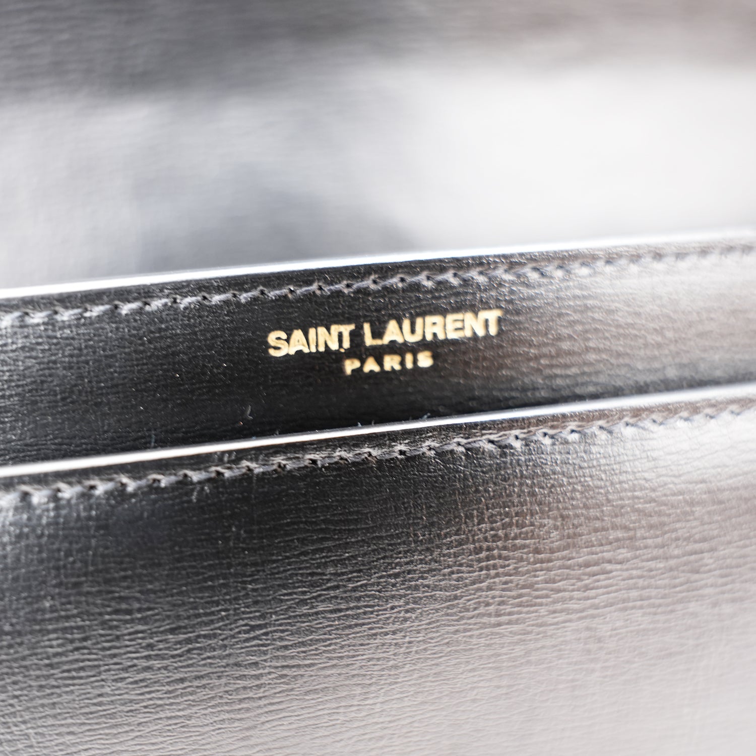 Saint Laurent Paris Sunset Medium Borsa in Pelle Nera