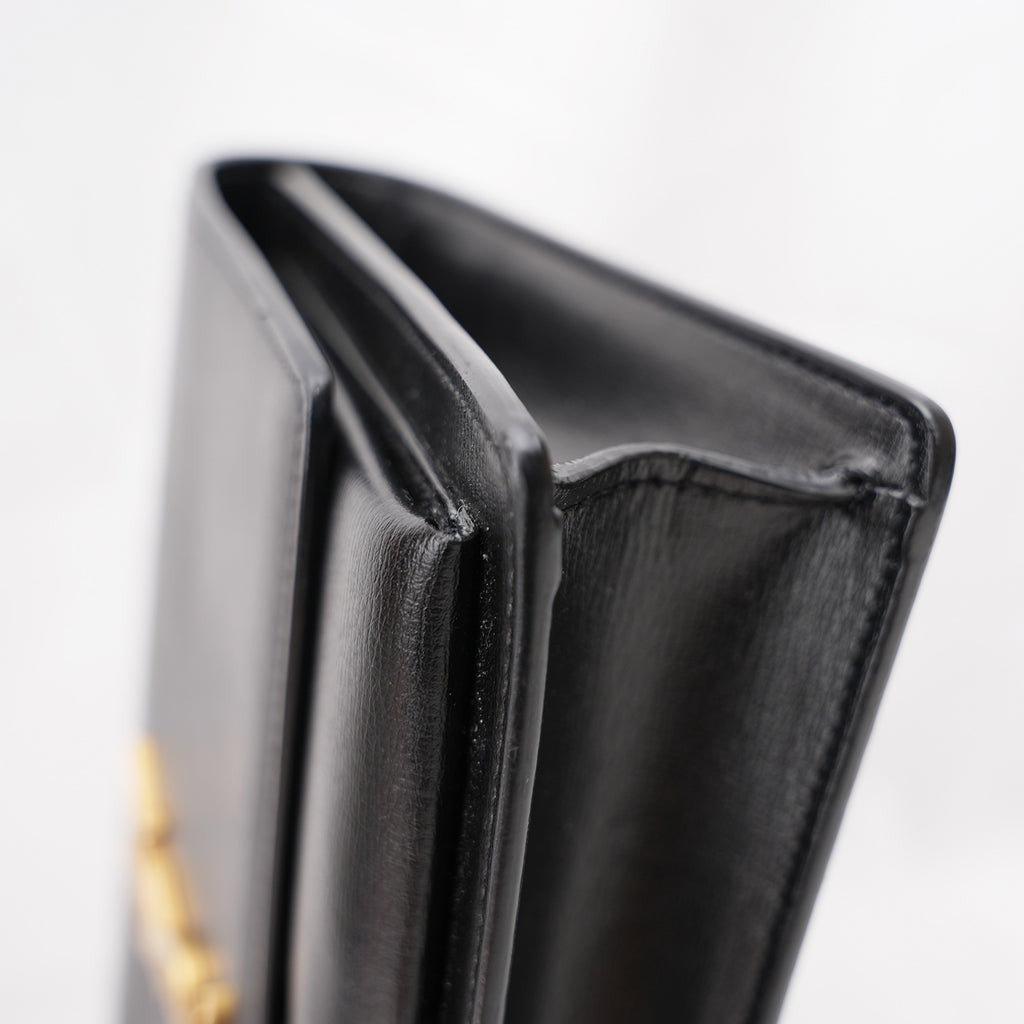 Saint Laurent Paris Sunset Medium Borsa in Pelle Nera