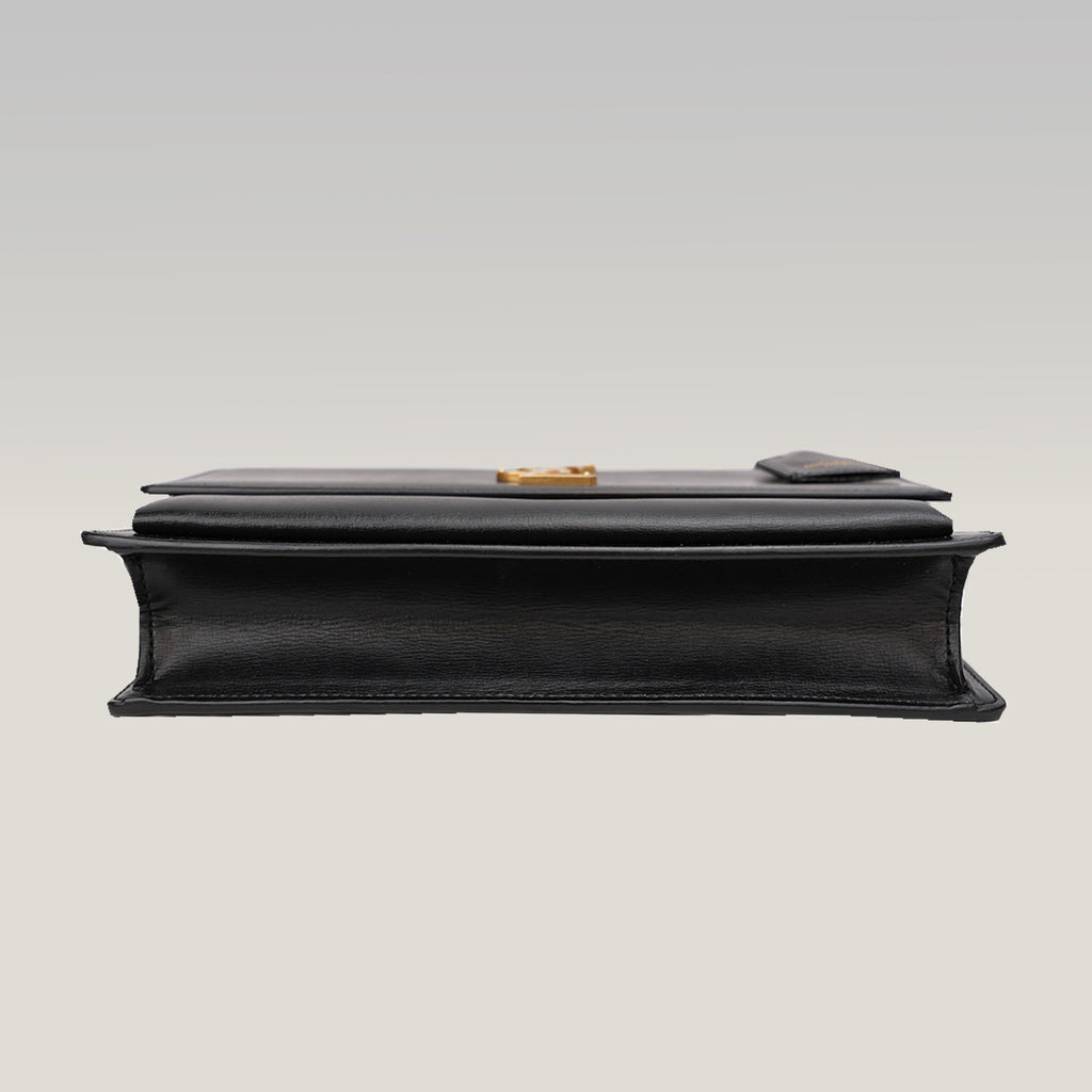 Saint Laurent Paris Sunset Medium Borsa in Pelle Nera