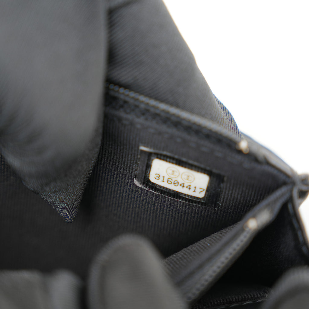 Chanel Wallet on Chain (WOC) Nero con Dettagli Perla