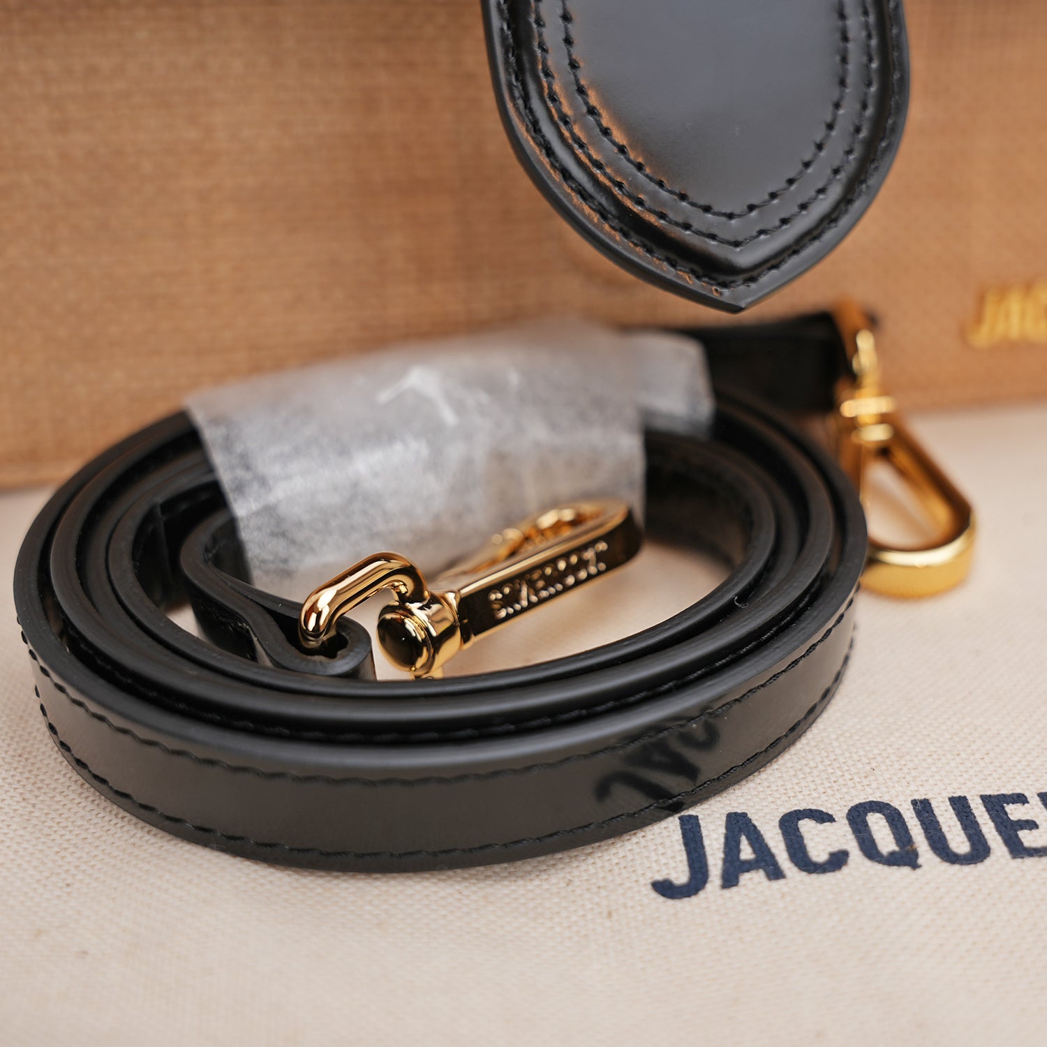 Jacquemus Il Grande Bambino rafia giallo e nero