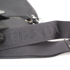 Prada Mini Hobo in Nylon Nero con Pouch e Tracolla