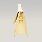 Jacquemus Le Grand Bambino Giallo Pallido in Pelle con Tracolla