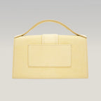Jacquemus Le Grand Bambino Giallo Pallido in Pelle con Tracolla
