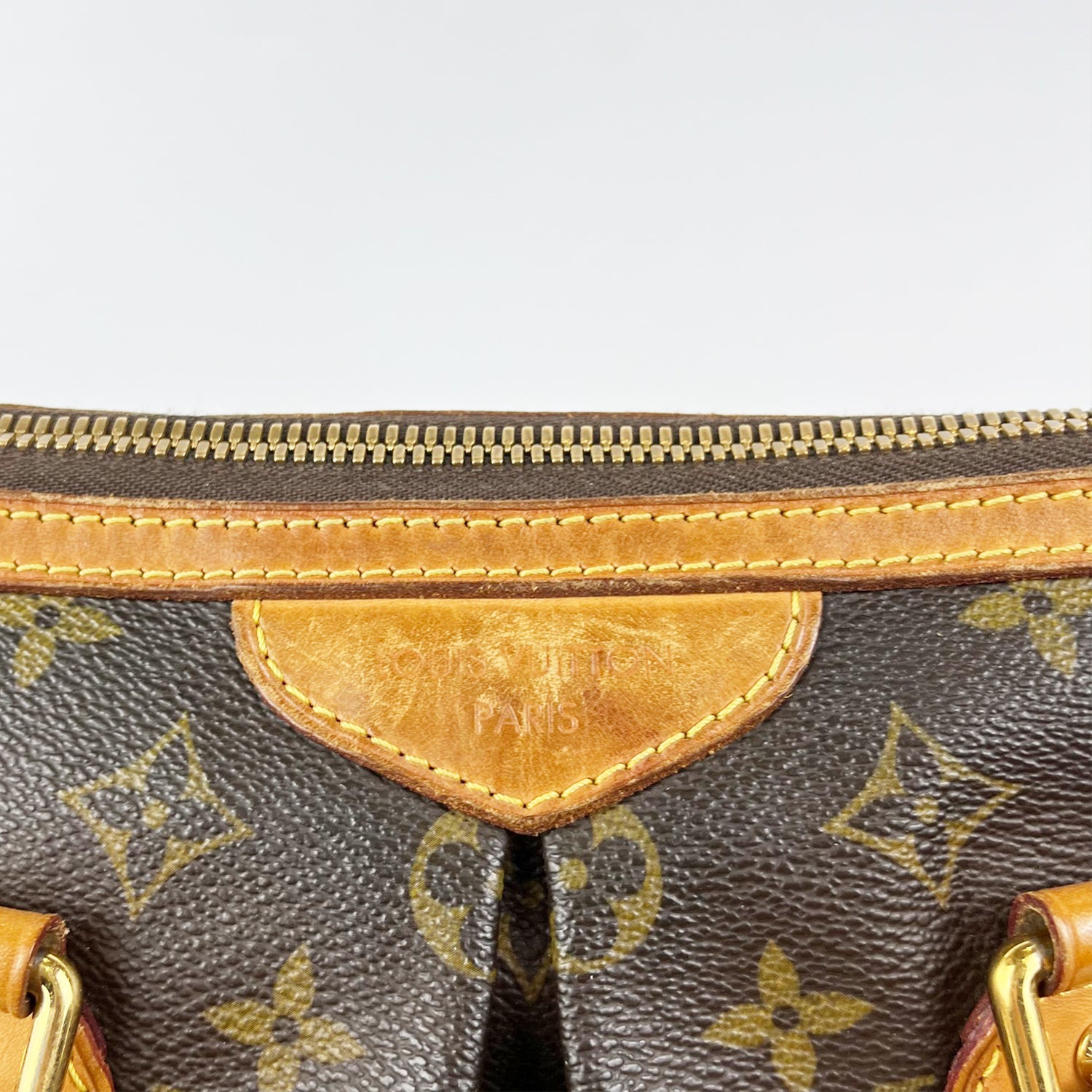Louis Vuitton Palermo PM Borsa in Tela Monogram con Finiture in Pelle