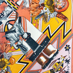 Hermès Carré 90 "Kachinas" Multicolor Silk Scarf