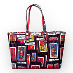Christian Louboutin Cabata Small Tarot – Tote Bag in Vernice con Borchie