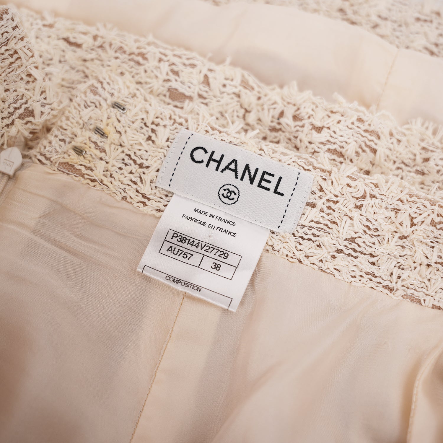Chanel Textured Knit Mini Skirt