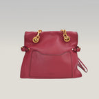 Valentino Garavani Rockstud Chain Shoulder Bag Pink Leather Crossbody Bag