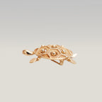 Dior Spilla Tartaruga in Lega Metallica Dorata – Broche Gioiello Vintage