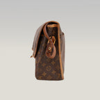 Louis Vuitton Gibecière MM Vintage Borsa a Tracolla in Tela Monogram Marrone