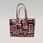 Christian Louboutin Cabata Tote Bag Pelle Stampa Tarot de Marseille Multicolor