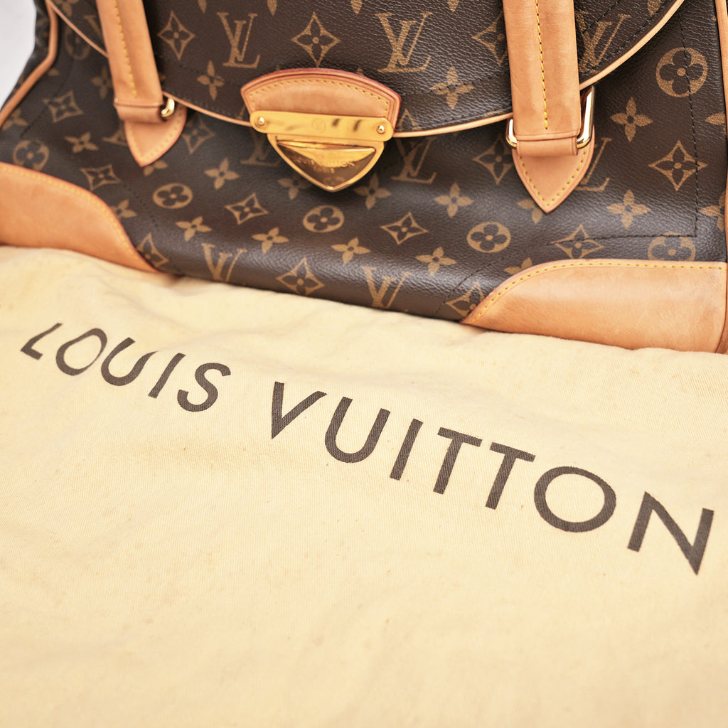 Louis Vuitton Beverly Monogram – Monogram Canvas Handbag with Leather Trim 