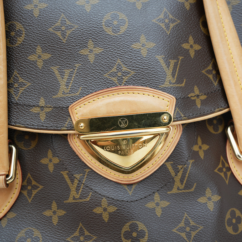 Louis Vuitton Beverly Monogram – Monogram Canvas Handbag with Leather Trim 