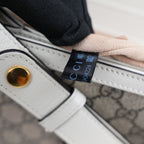 Gucci Horsebit 1955 Borsa Beige/Bianco