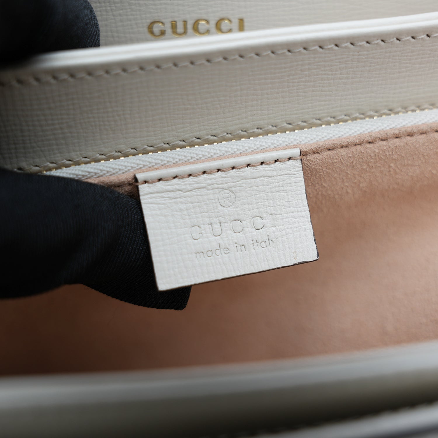 Gucci Horsebit 1955 Borsa Beige/Bianco