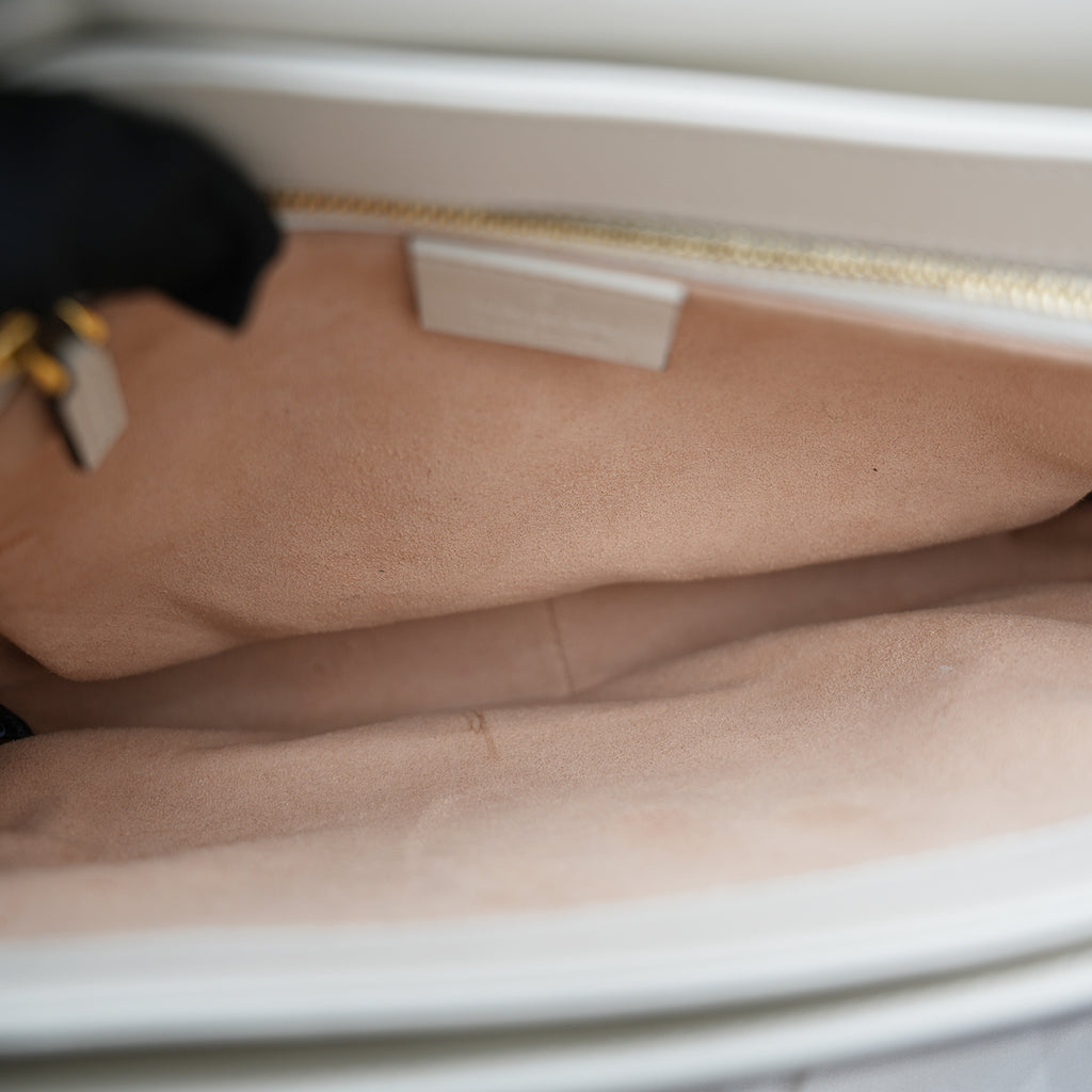 Gucci Horsebit 1955 Borsa Beige/Bianco