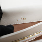 Gucci Horsebit 1955 Borsa Beige/Bianco