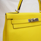 Hermès Kelly 28 con ferramenta argentata