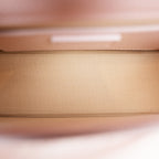 Jacquemus Le Grand Bambino Rosa Pallido in Pelle Verniciata con Manico e Tracolla