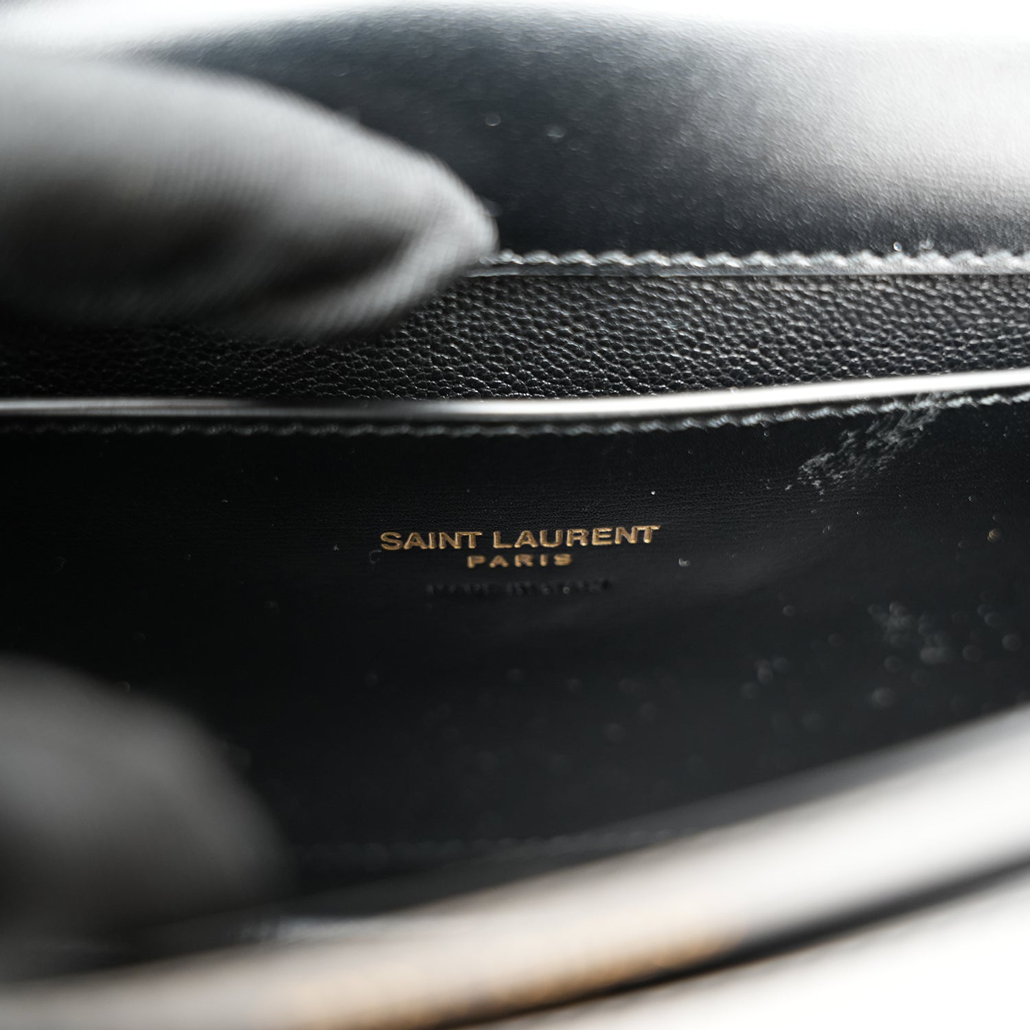 Saint Laurent YSL Voltaire Mini in Pelle Nera – Borsa a Spalla