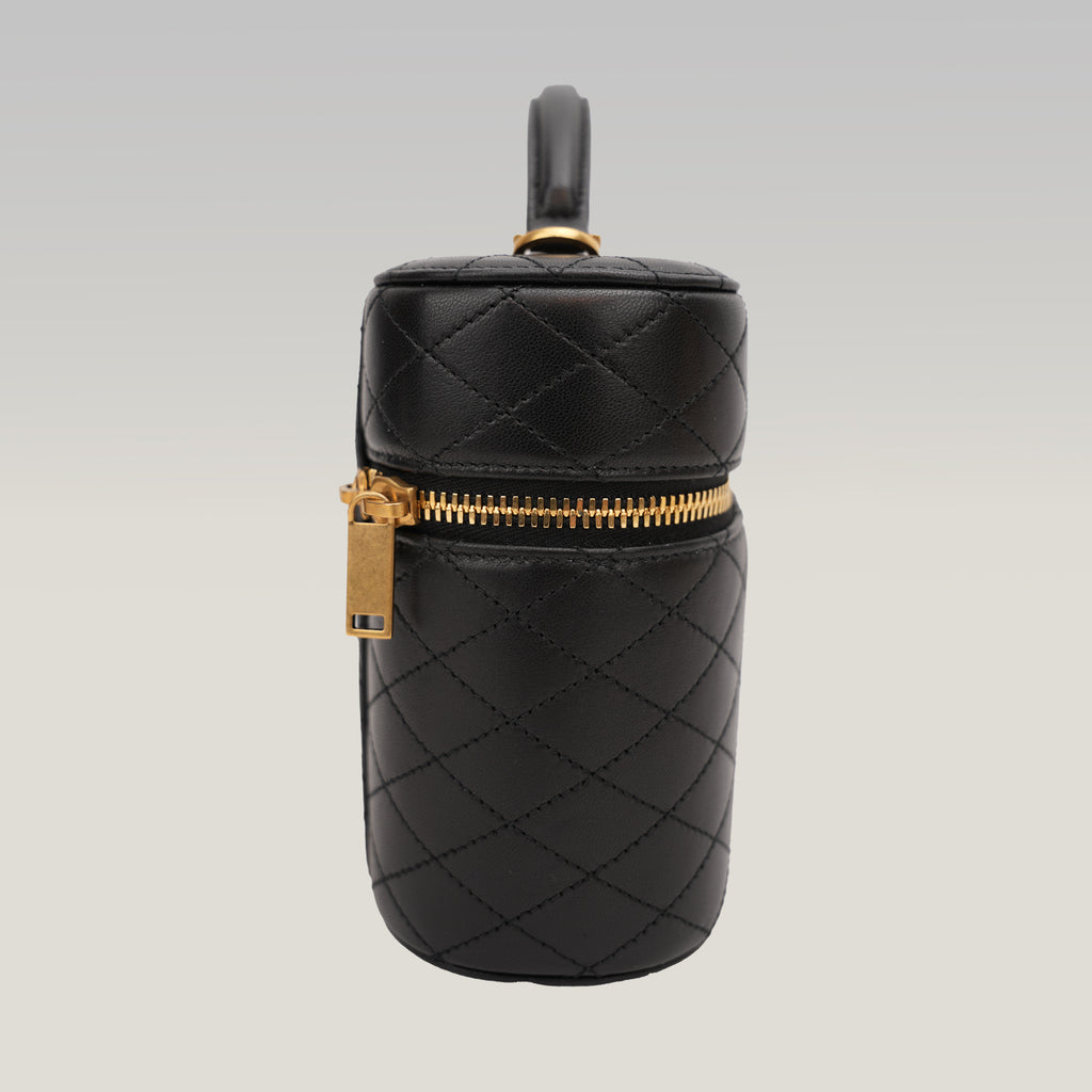 Saint Laurent Gaby Mini Bag in Pelle Trapuntata Nera