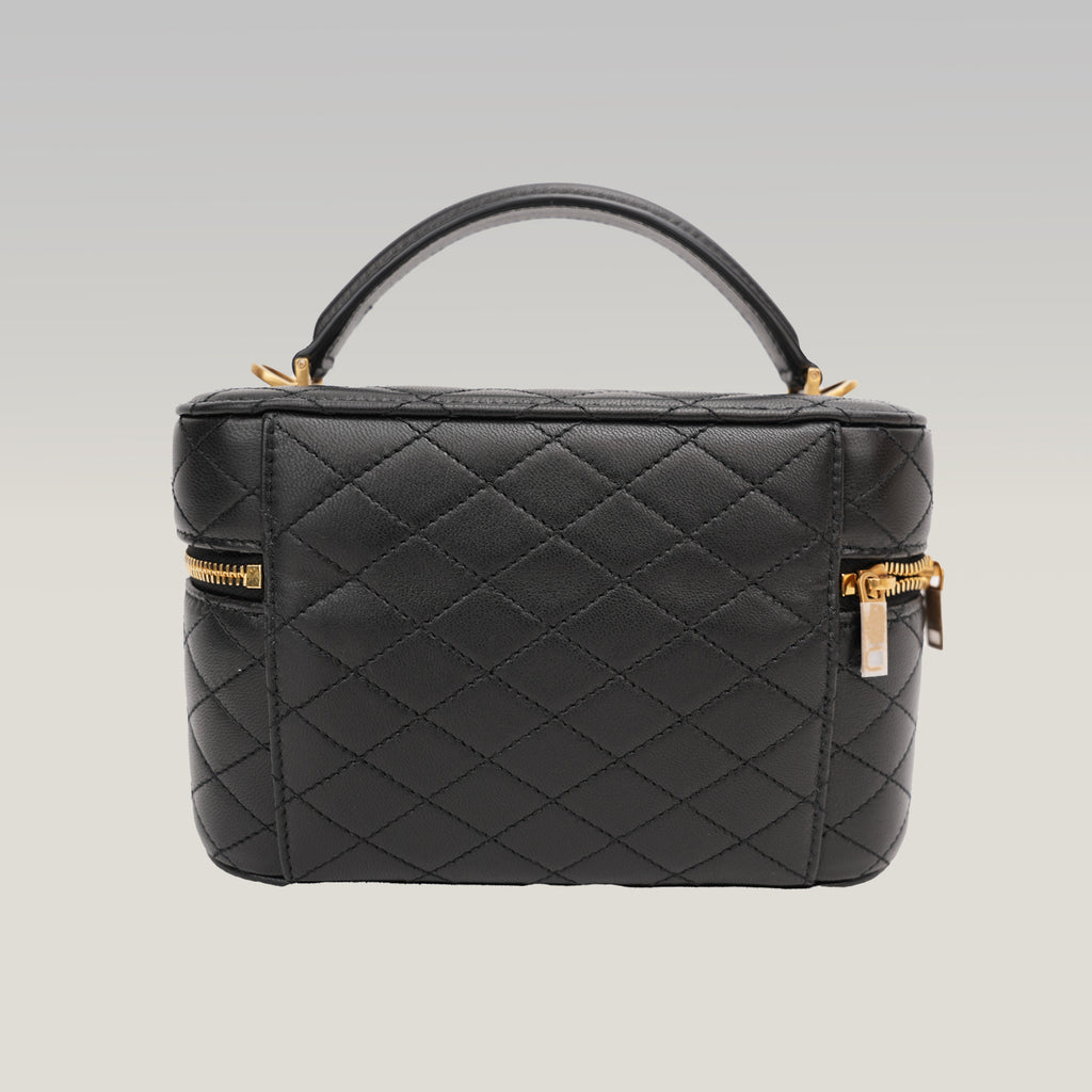 Saint Laurent Gaby Mini Bag in Pelle Trapuntata Nera
