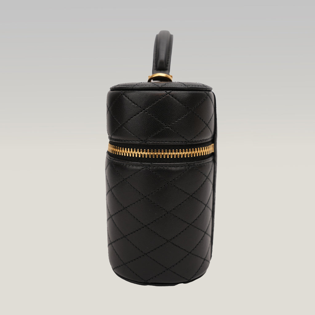 Saint Laurent Gaby Mini Bag in Pelle Trapuntata Nera