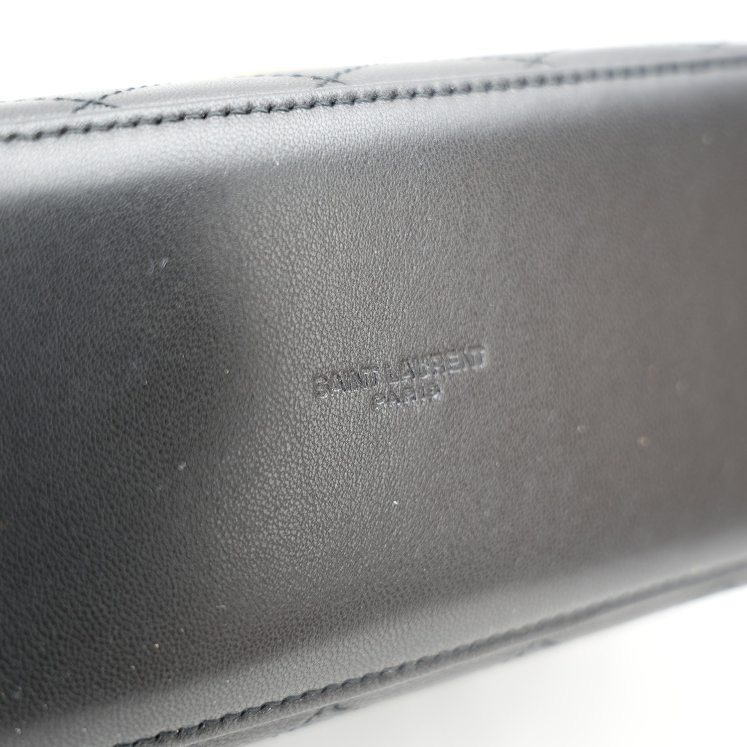 Saint Laurent Gaby Mini Bag in Pelle Trapuntata Nera