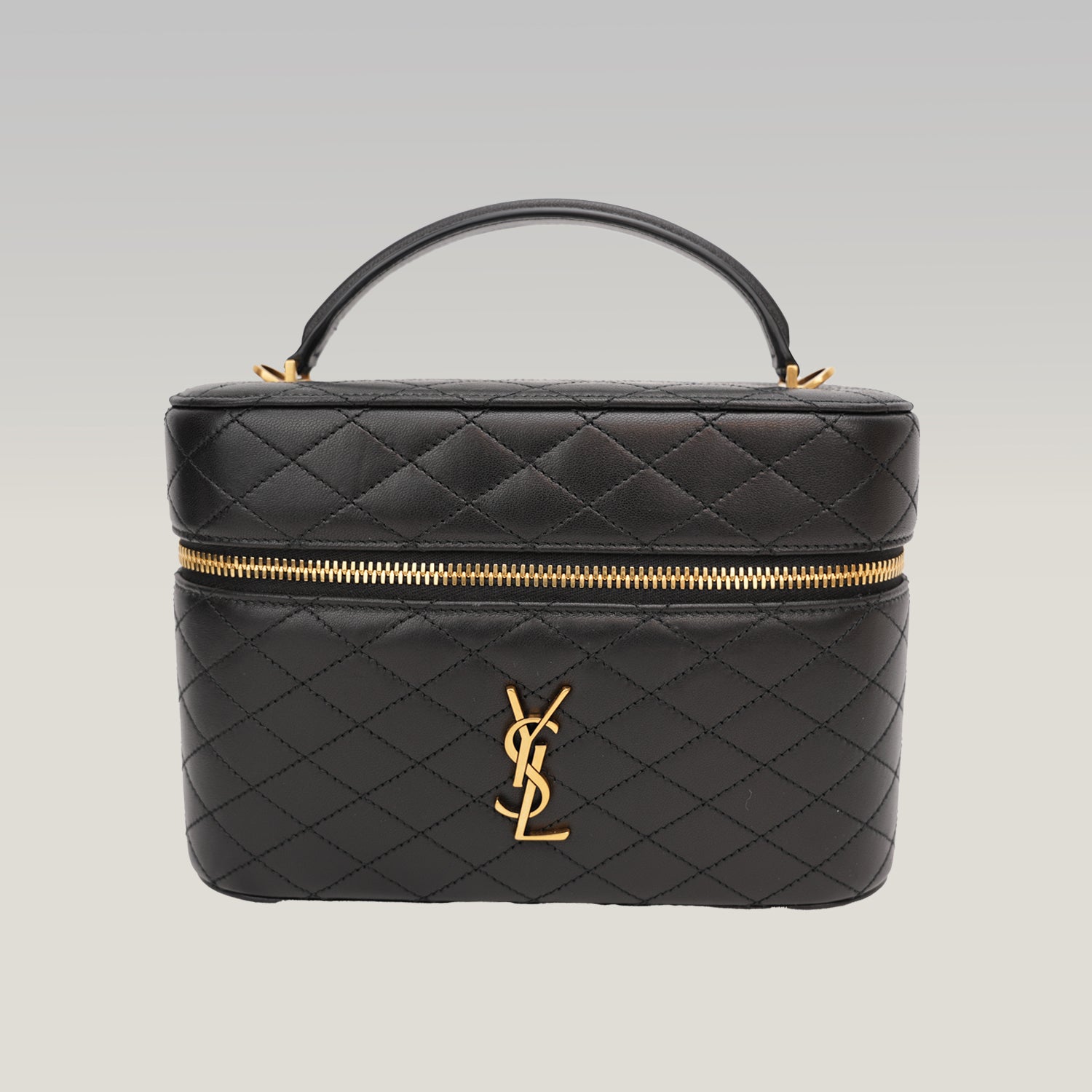 Saint Laurent Gaby Mini Bag in Pelle Trapuntata Nera