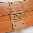 Dior Cognac Leather Street Chic Columbus Bag