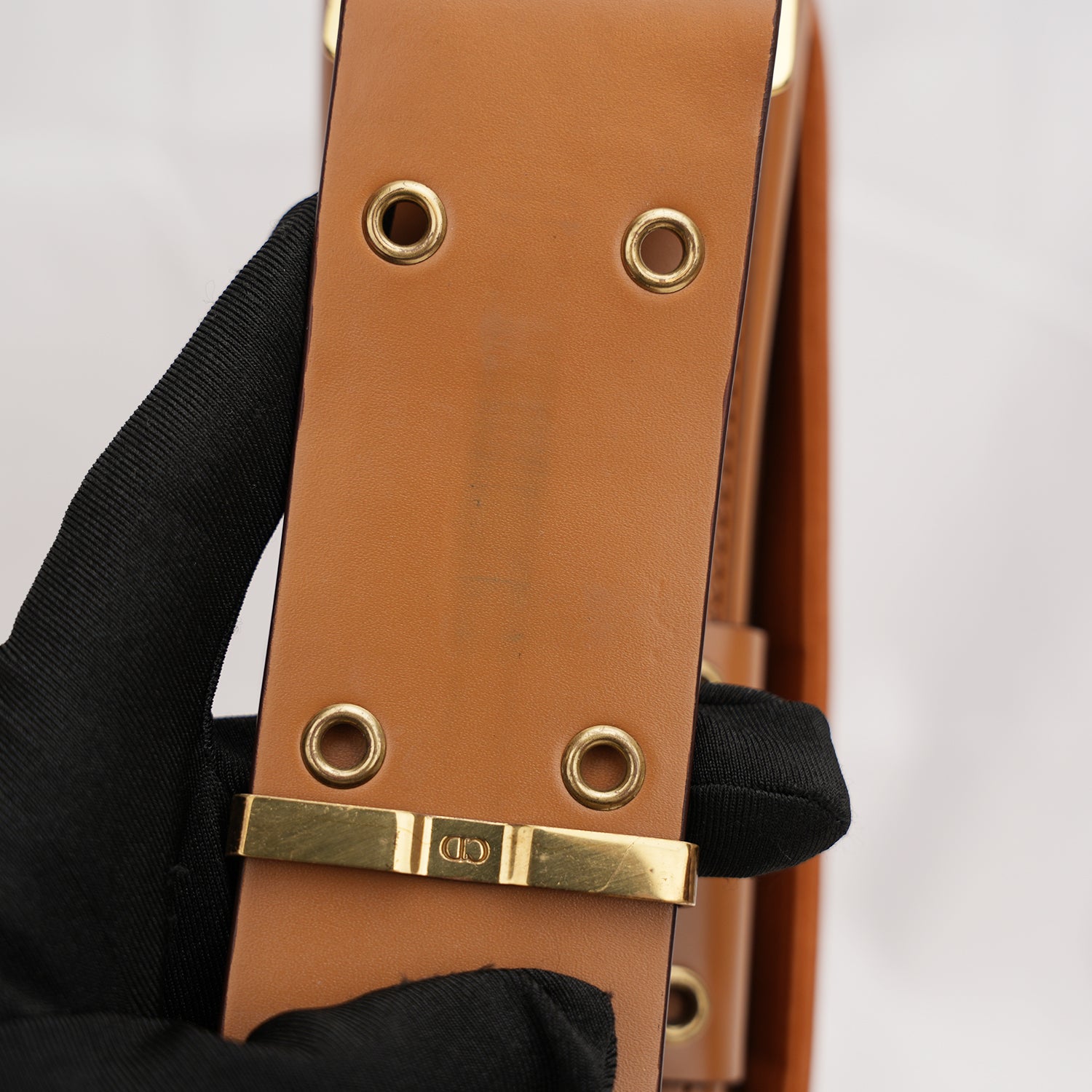 Dior Cognac Leather Street Chic Columbus Bag