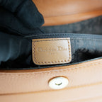 Dior Cognac Leather Street Chic Columbus Bag