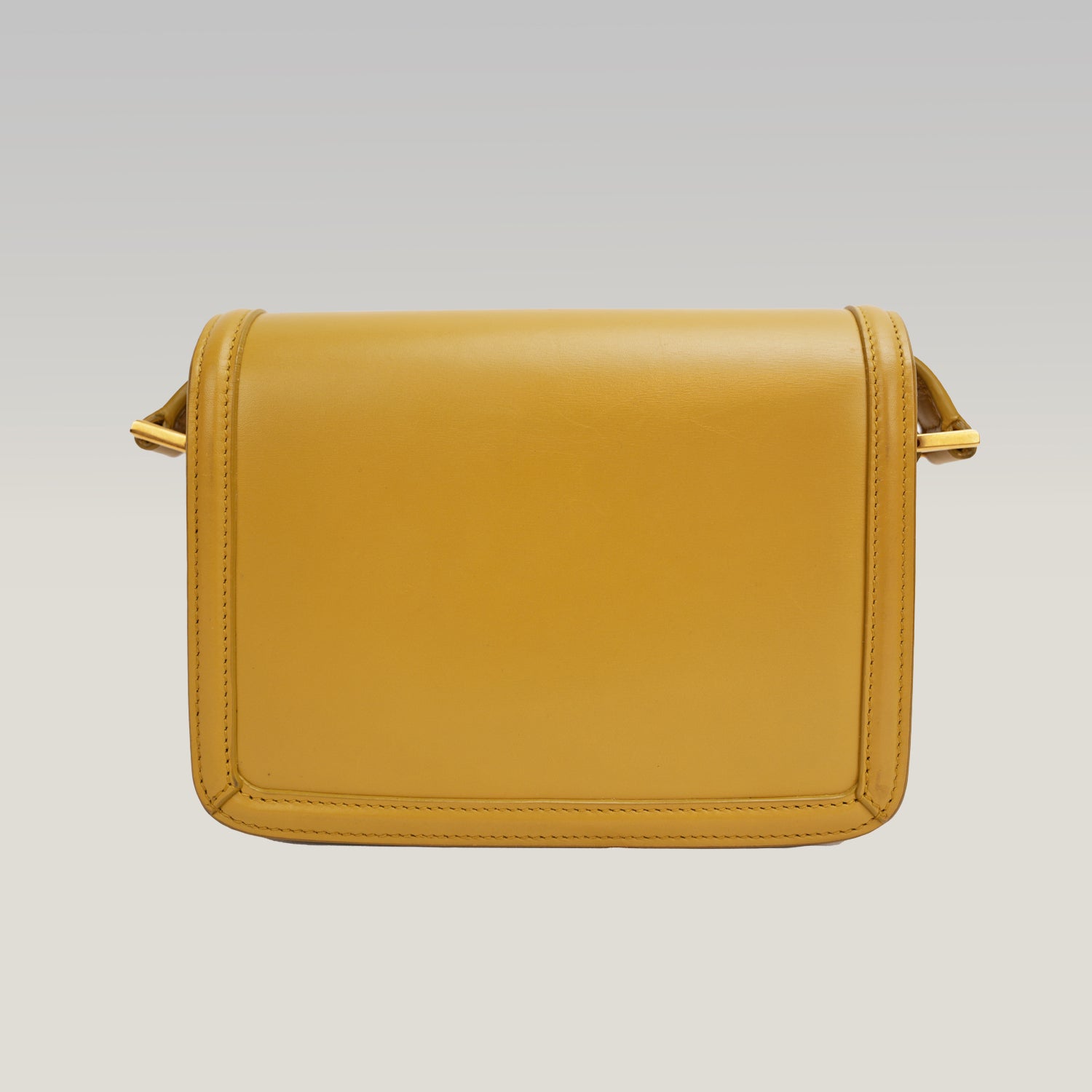 Saint Laurent Sunset Medium in Yellow Leather – YSL Shoulder Bag 